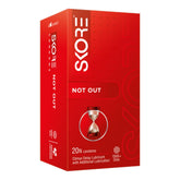 Skore Not Out Condoms 1500+ Dots Colored Climax Delay Condoms